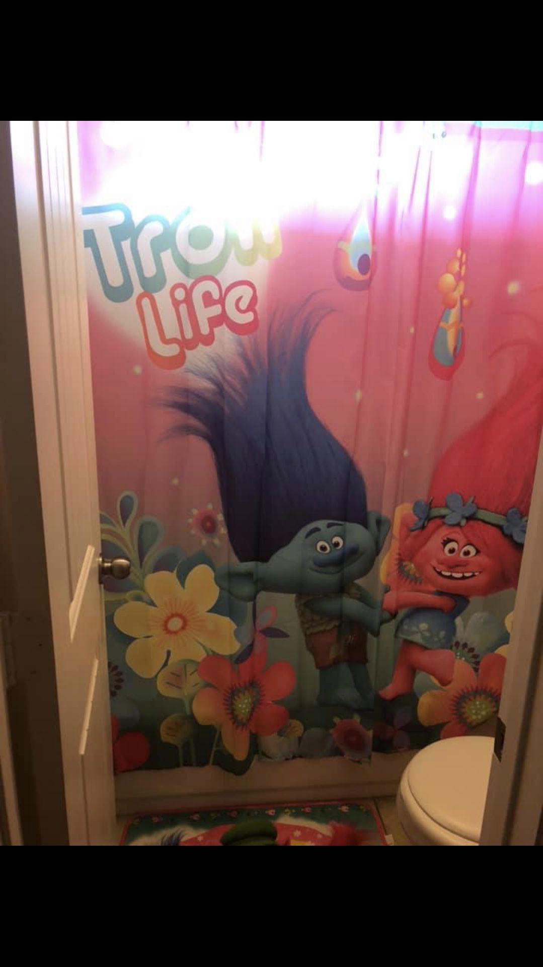 Trolls bedroom/restroom set