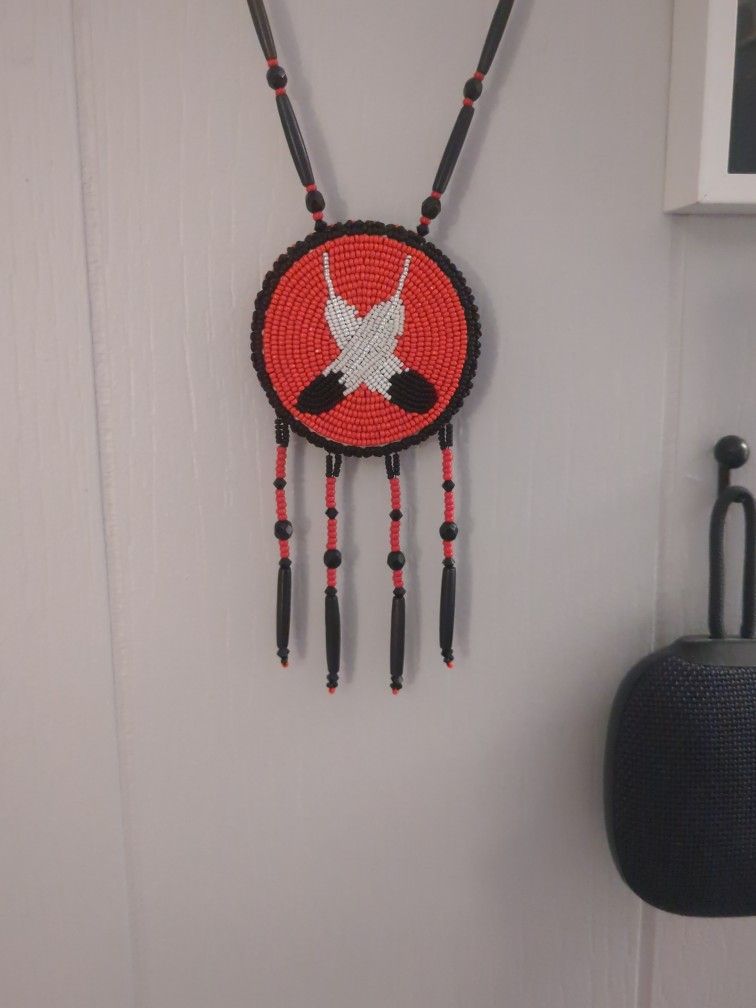 Native American Beaded Medallion