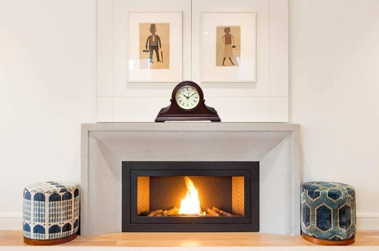 Vmarketingsite Mantel Clocks, Battery Operated, Silent Wood Mantle Clock  with Westminster Chimes On The Hour, Solid