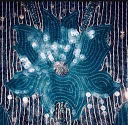 Beautiful Teal Designer Blouse (XL)