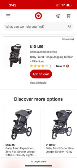 Baby Trend Ranger Stroller Like New. 