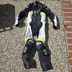 ALPINESTARS MISSILE LEATHER SUIT TECH-AIR RACE COMPATIBLE

