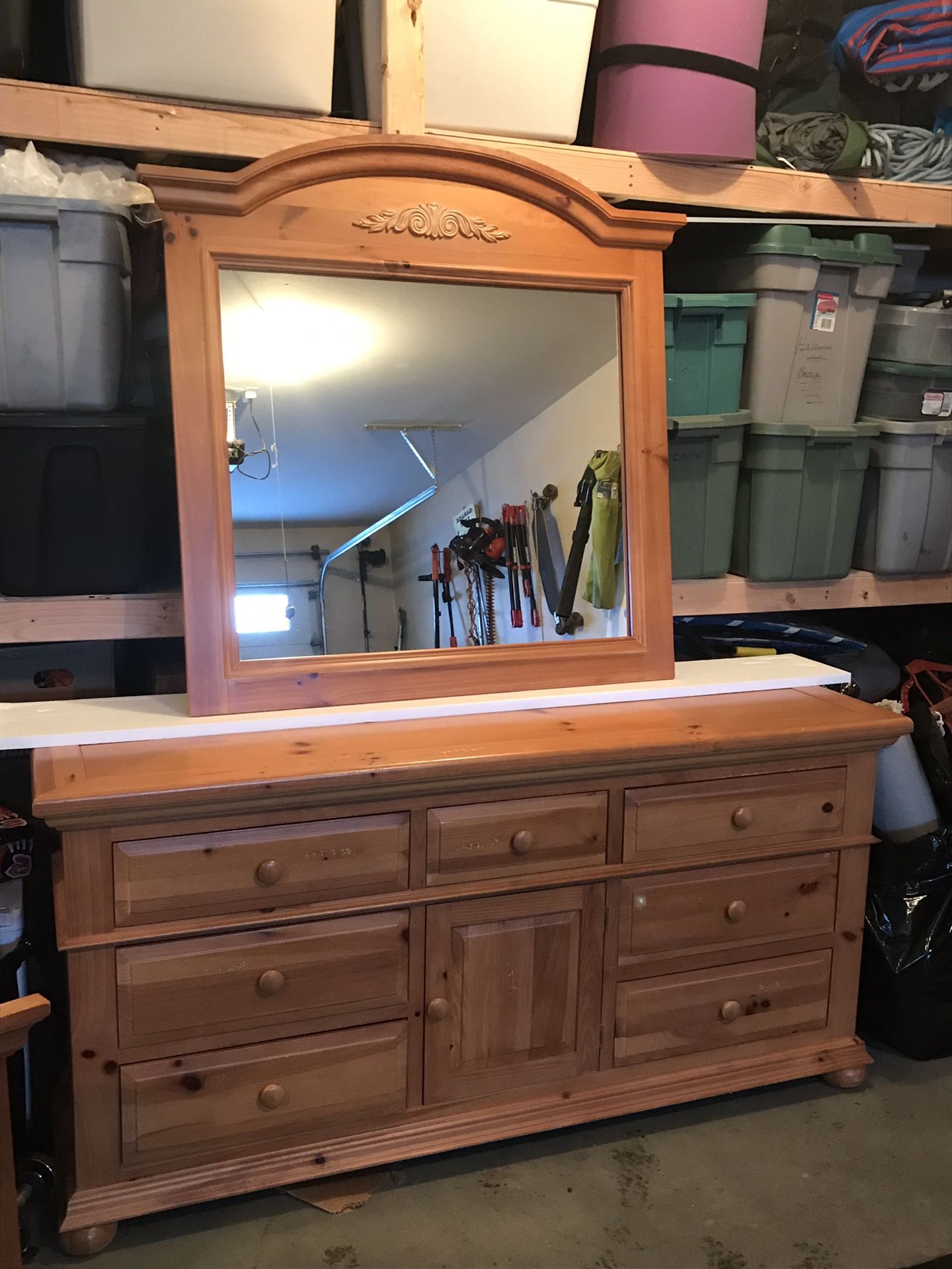 Broyhill bedroom set with queen headboard