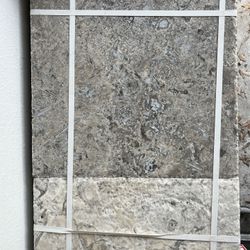 Travertine and Sealant