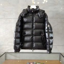 Moncler Jacket Black Maya Puffer Jacket
