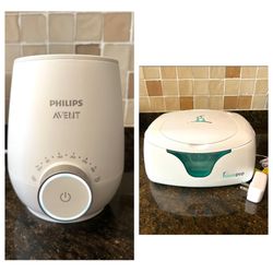Bottle Warmer Avent + Wipe Warmer & Dispenser