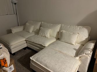 Beige Couch / sofa sectional