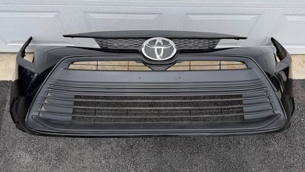 BLACK 2020 2021 2022 2023 2024 2025 FRONT BUMPER