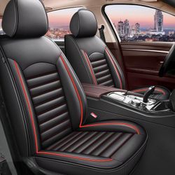 Car Seat Covers Fit for Acura TSX 2009-2014 Faux Leather Seat Cover Full Set Compatible Airbag Waterproof Seat Cushion Automotive Interior Accessories