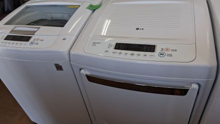 Washer and dryer set LG