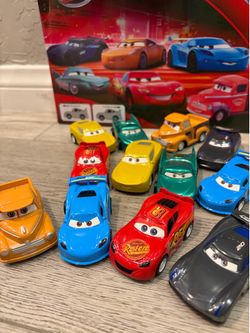 12pc Disney Cars Toy Car Collection (plastic)