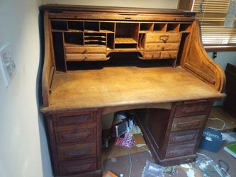 FREE Real wood roll top desk