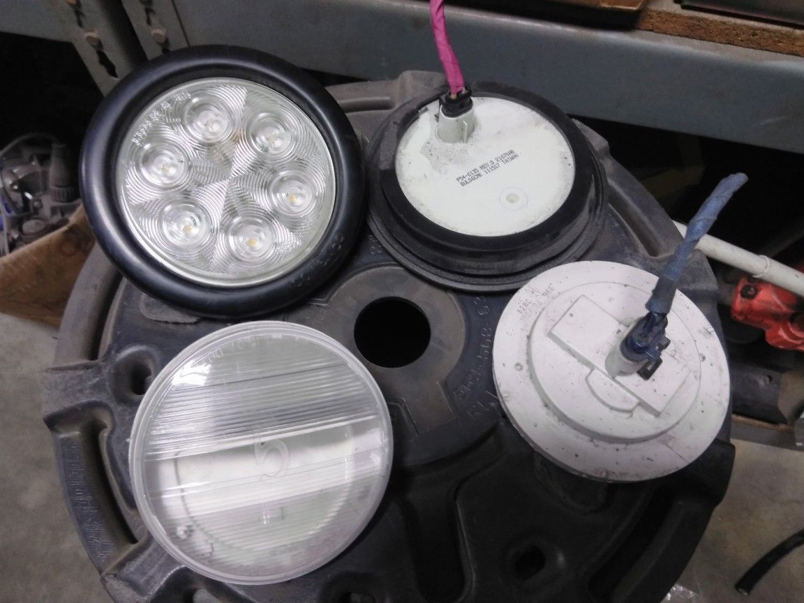 Optronics PO4-LH back up lamp and Grote 6209 back up lanp