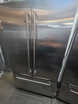 42" KITCHENAID BUILT IN FRENCH DOOR STAINLESS STEEL REFRIGERATOR