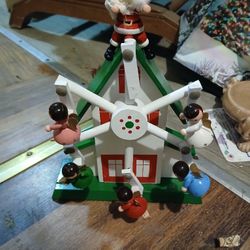 Vintage Christmas Ferris Wheel Musical