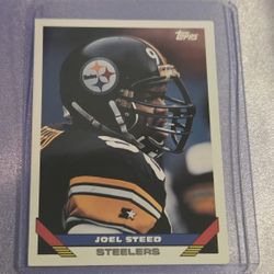 1993 Topps #456 Joel Steed Pittsburgh Steelers Football Card