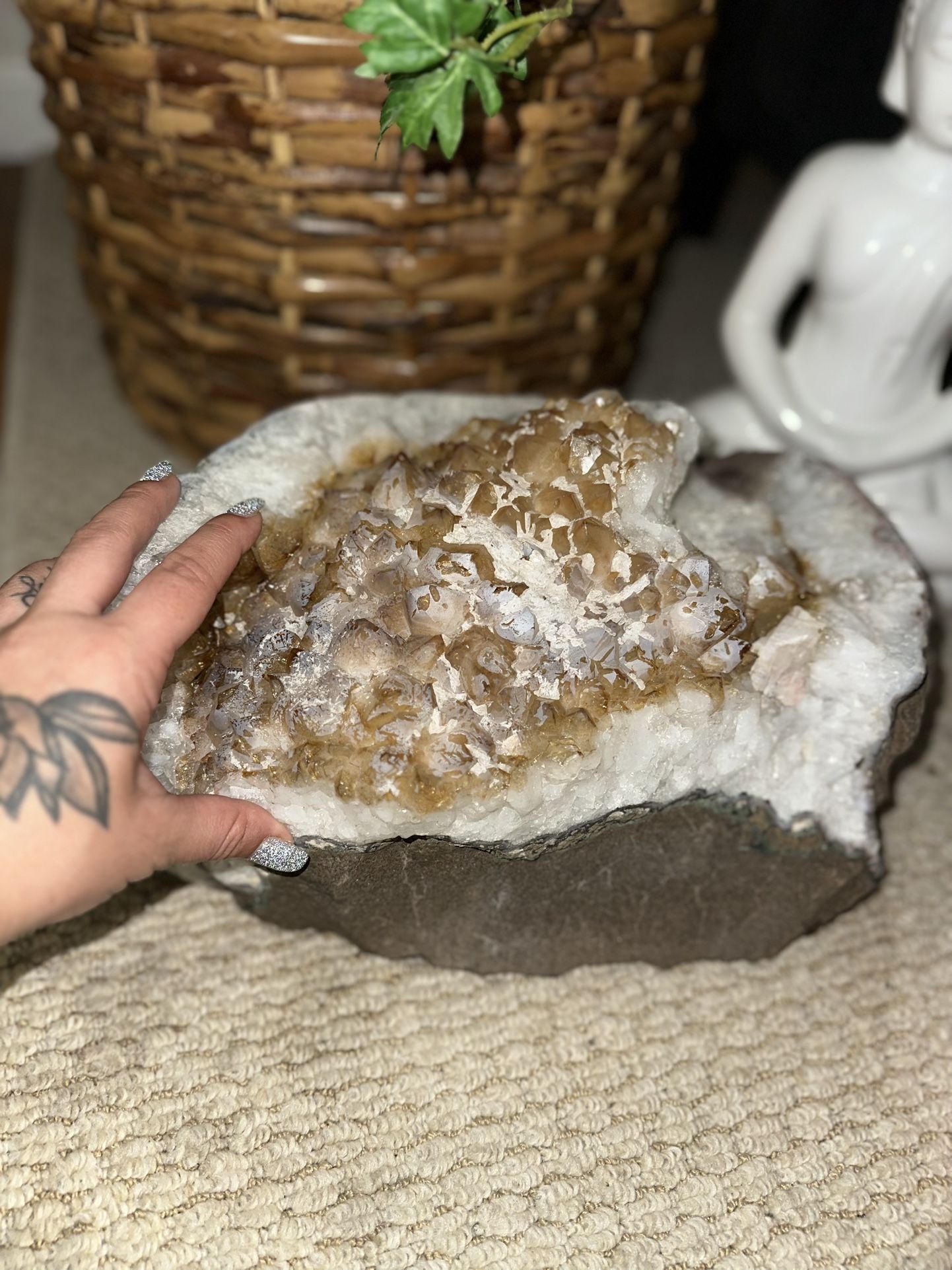 Large Citrine Crystal Rock!