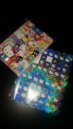 Hello Kitty Small Notebook, Sticker Set