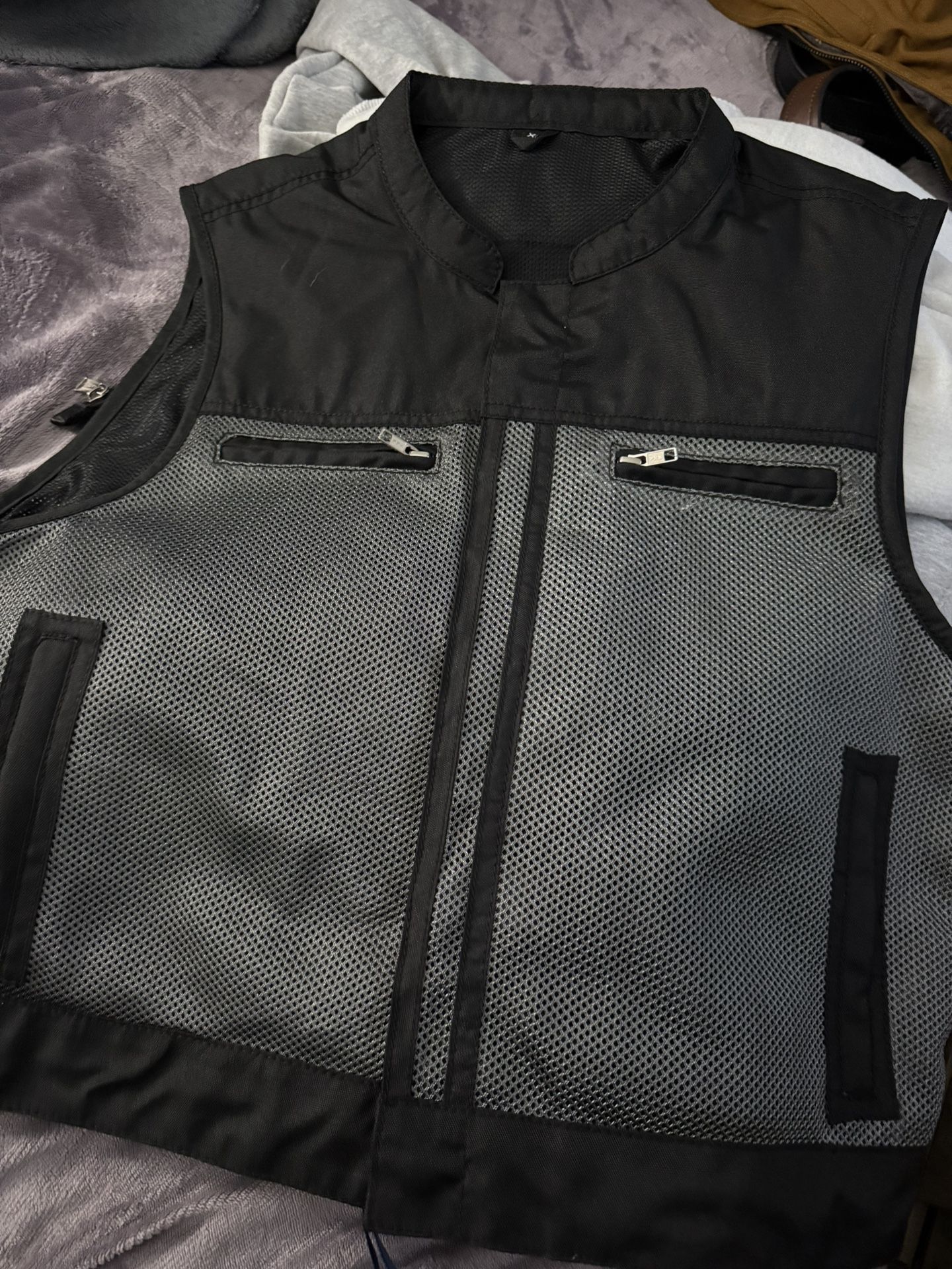 First Manufacturing Lowrider Moto Mesh Men's Motorcycle Vest