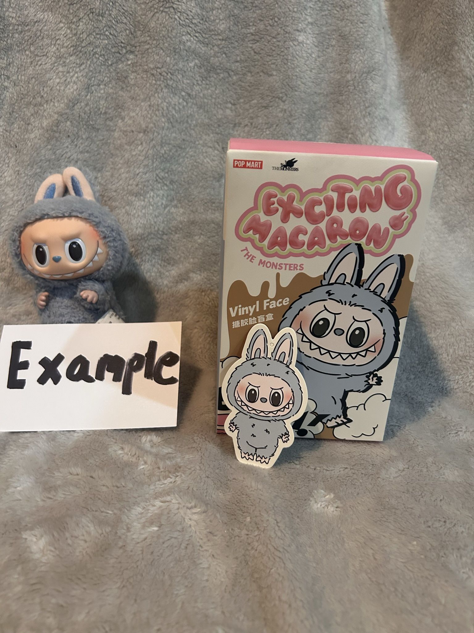 Sealed Sea Salt Coconut Macaron Labubu