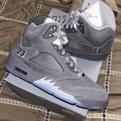 Jordan 5 Retro Wolf Grey Brand New 🔥🔥