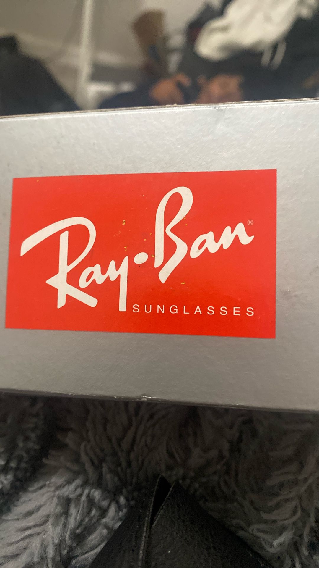Black Ray-Ban sunglasses