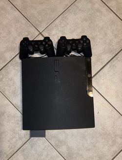 PS3 and games and the two controllers