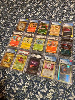 CGC Graded Pokémon Card Lot (16 Cards) no trades or lowball offers!