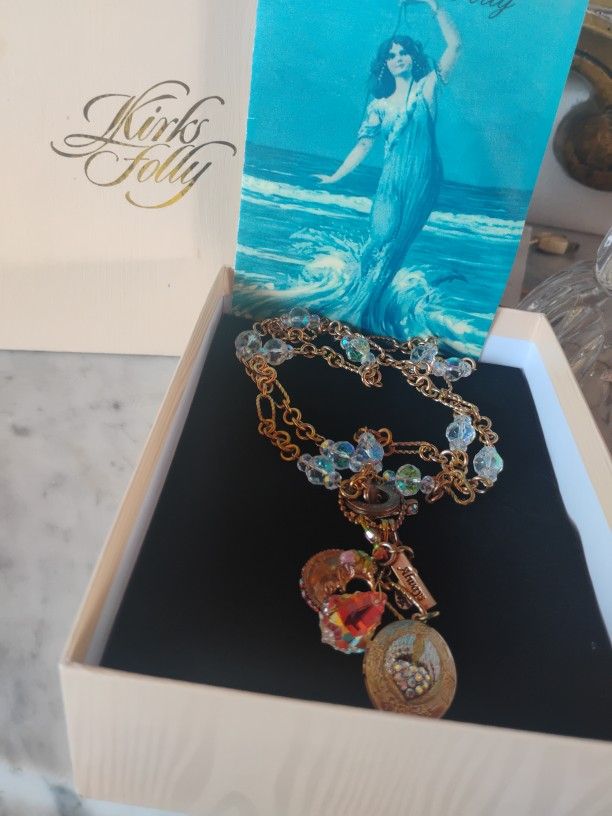 Beautiful Kirks Folly Necklace. Make It Short Make It Long