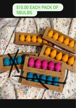 C7 Color led lightbulbs Christmas