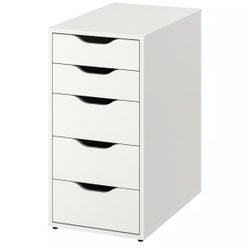 White Drawer Makeup Storage Vanity