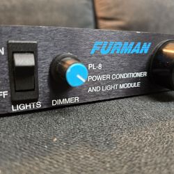 Furman PL-8 power conditioner and light module rack