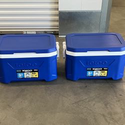 IGLOO 50Qt Coolers - $25 Each / $40 for Both