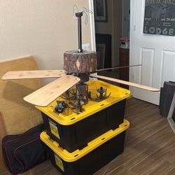 3 Hampton Bay Lodge Cabin Antler Ceiling Fans