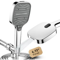 Brand new High Pressure Shower Head with Handheld,8 Modes,Heat-Resistant Premium ABS Material,Anti-clog Nozzles,Built-in Power Wash to Clean Tub