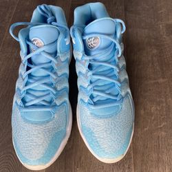 Nike Men's KD17 Christmas PE Basketball Shoes Size 10 Blue FZ1525-400 RARE