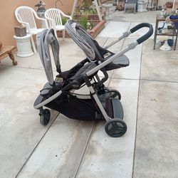 A Graco Double Baby Stroller