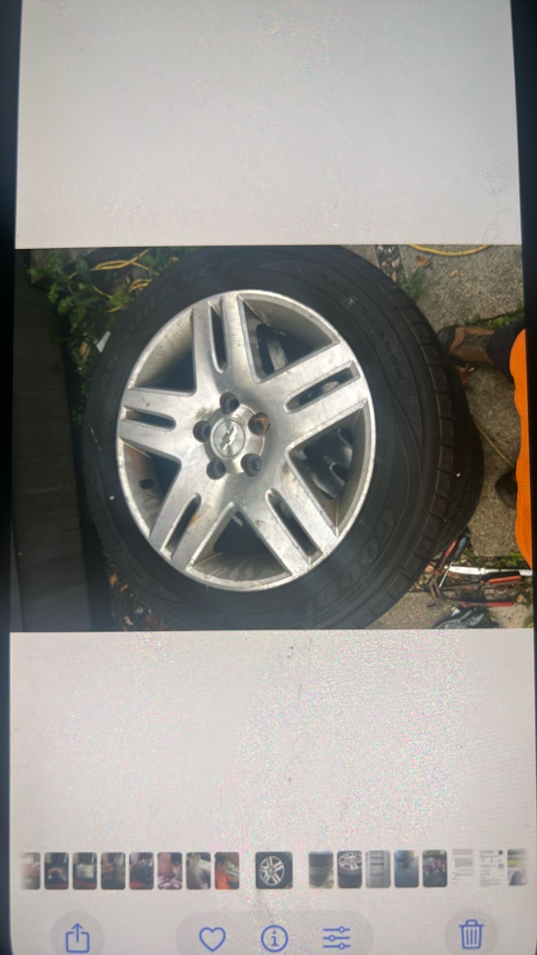 Stock Rims And Tires Off A 2013 Impala 