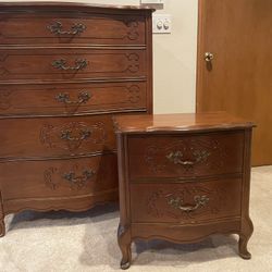 Chest Of Drawers & Bedside Table