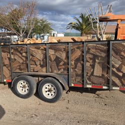 Tralir Full Of Firewood 