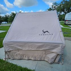 Tomount inflatable tent