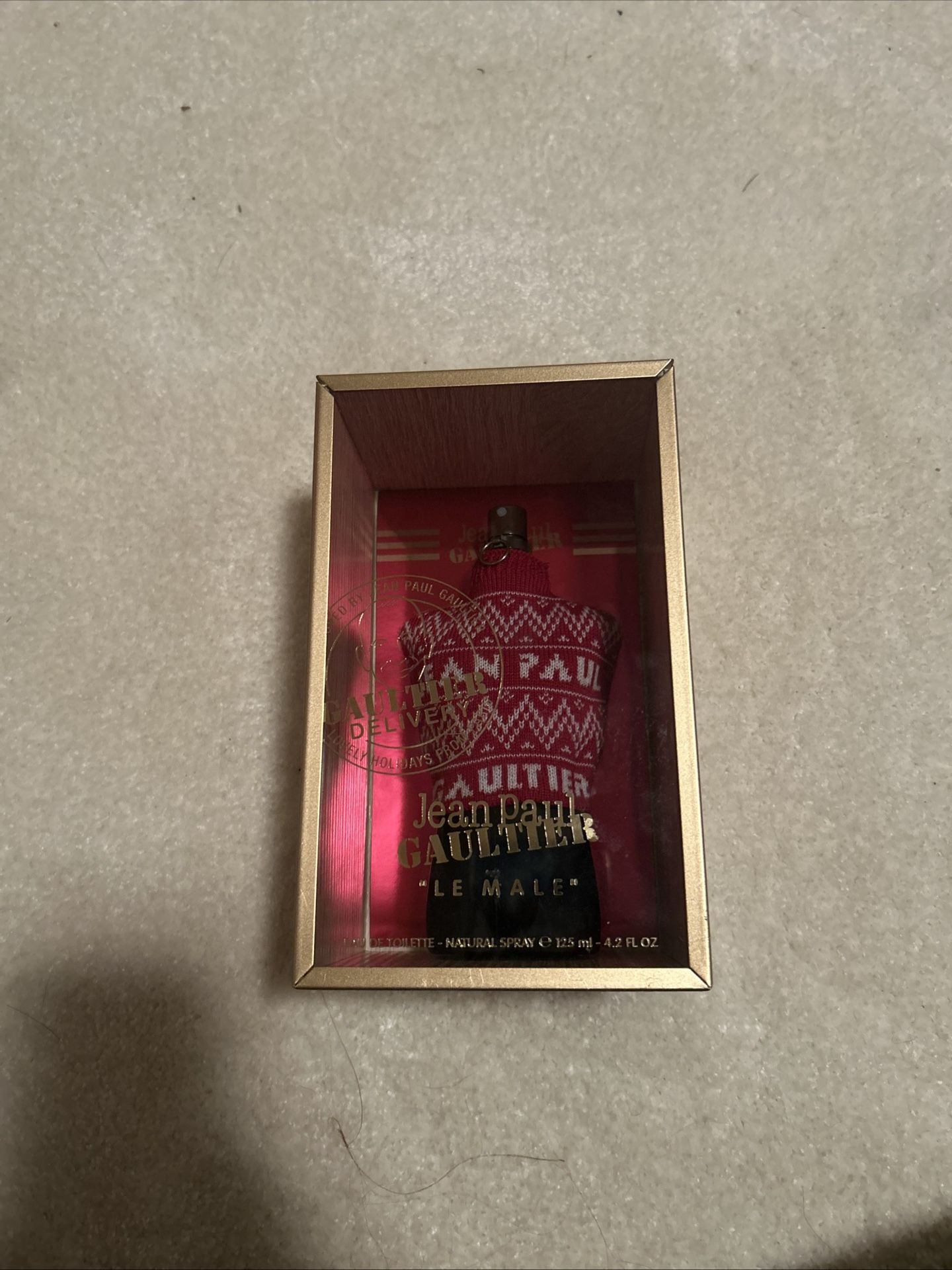 Jean Paul Gaultier “le Male” CHRISTMAS EDITION 4.2 Oz 125ml Well Packaged