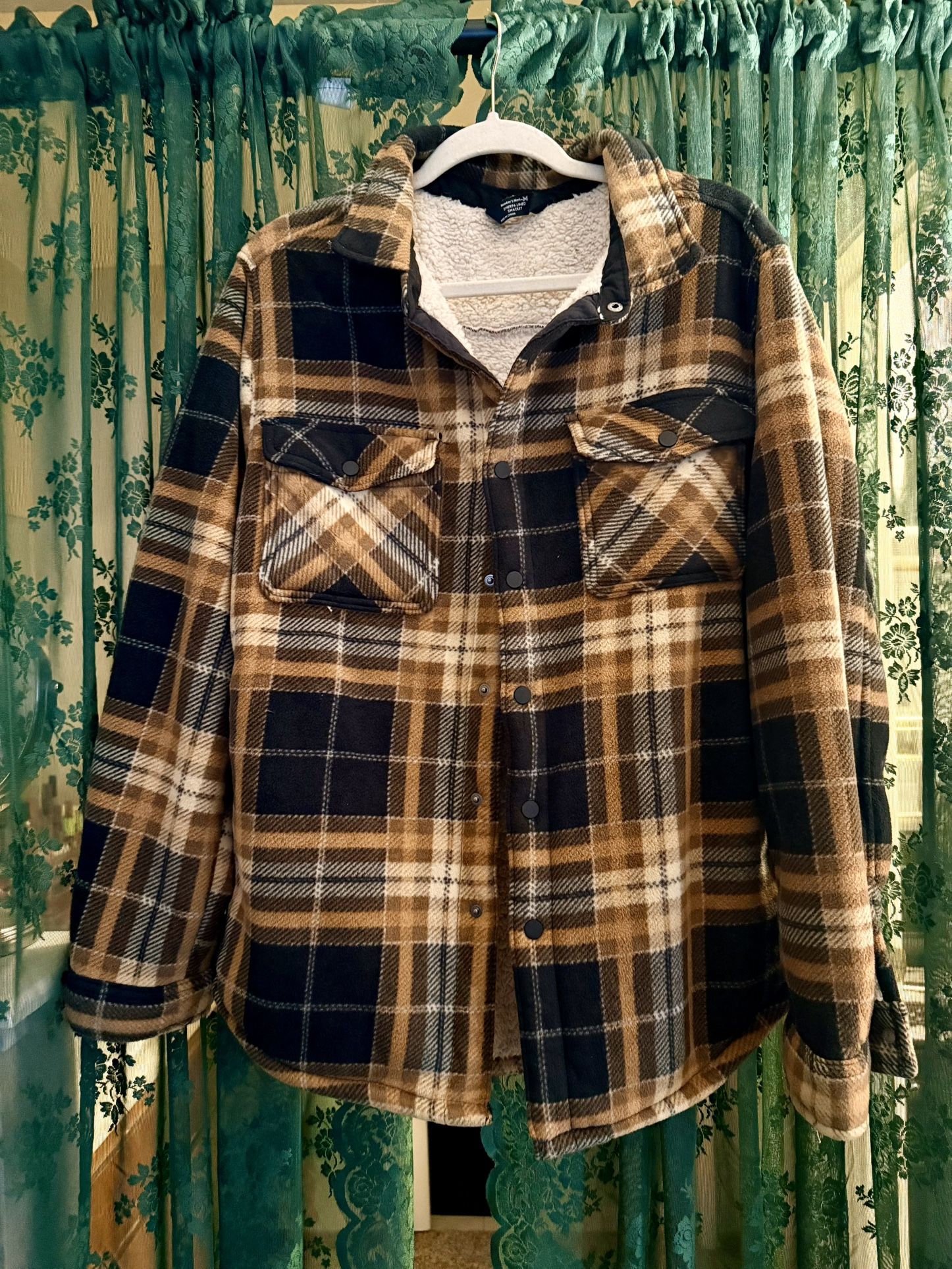 Men’s Plaid Flannel Sweater