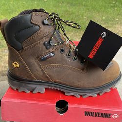 WOLVERINE WORK BOOTS COMPOSITE TOE SIZE 7.5