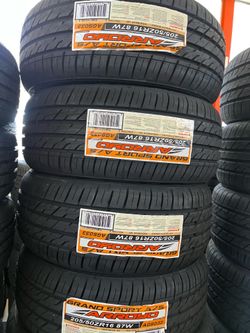 📲✔️205/50/16 vendo set de llantas nuevas Arroyo