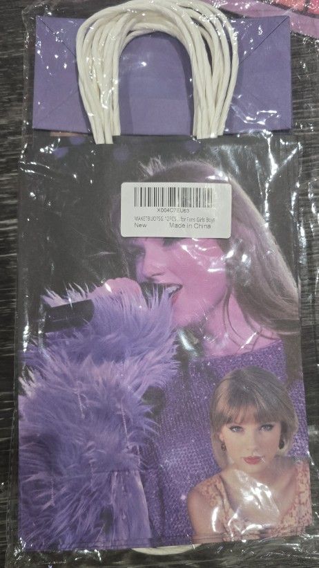 Taylor Swift 12 Paper Goodie Bags For Party Favors