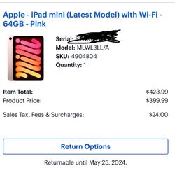 iPad mini 6 Generation 