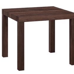 Mainstays Parsons End Table, Canyon Walnut
