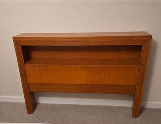 Full size headboard with 2 nightstands and frame