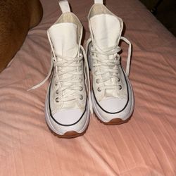 Converse Run Star Hike Canvas Platform womens size 9